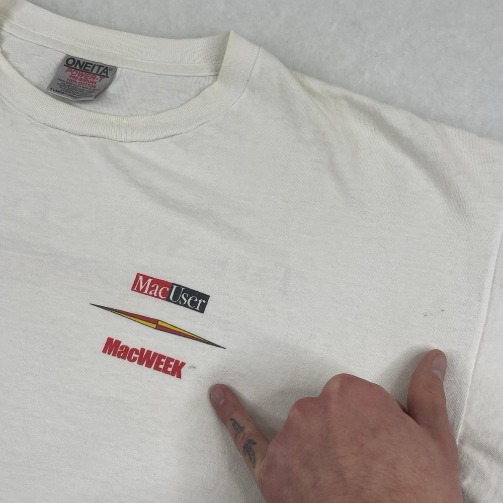 Vintage Mac User Mac Week Tshirt Size XL The Winners Club Single Stitch - Picture 6 of 8